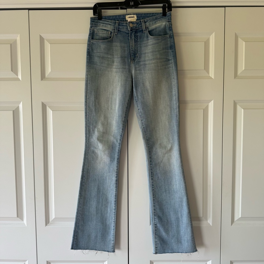 L’AGENCE High-Rise Bootcut Jeans | Light Wash | Size 27